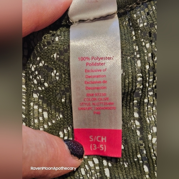 3/15$ Bundle Deal No Boundaries Green Open Shoulder Small Shirt - Picture 5 of 6